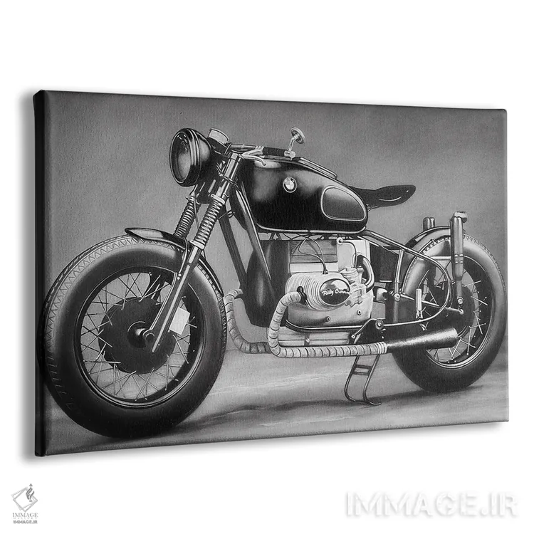 تابلو سواری خوب (سیاه و سفید) II اثر جی.بلو استودیو (استودیو هنری) - نمای پرسپکتیو محصول