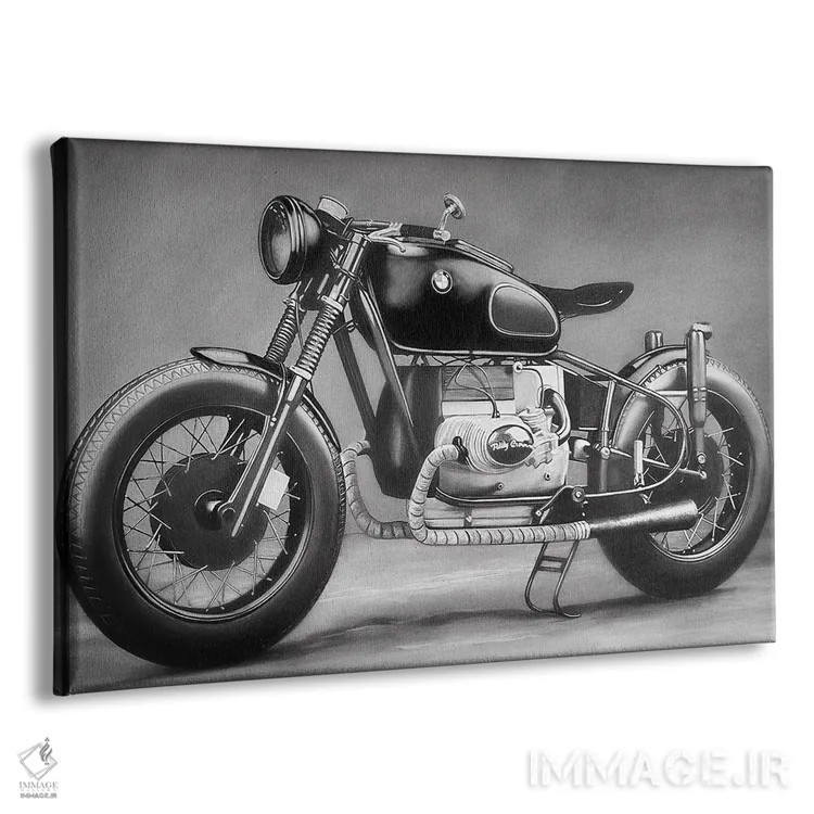 تابلو سواری خوب (سیاه و سفید) II اثر جی.بلو استودیو (استودیو هنری) - نمای پرسپکتیو محصول