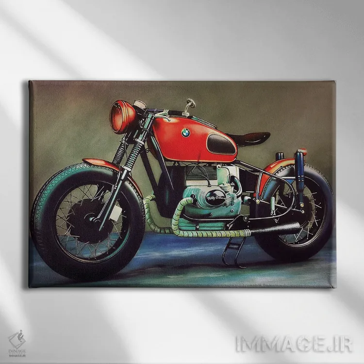 تابلو سواری خوب (سیاه و سفید کلاسیک) II اثر جی.بلو استودیو (استودیو هنری) - نمای روبهرو روی دیوار