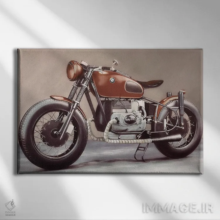 تابلو سواری خوب (سیاه و سفید کلاسیک) I اثر جی.بلو استودیو (استودیو هنری) - نمای روبهرو روی دیوار