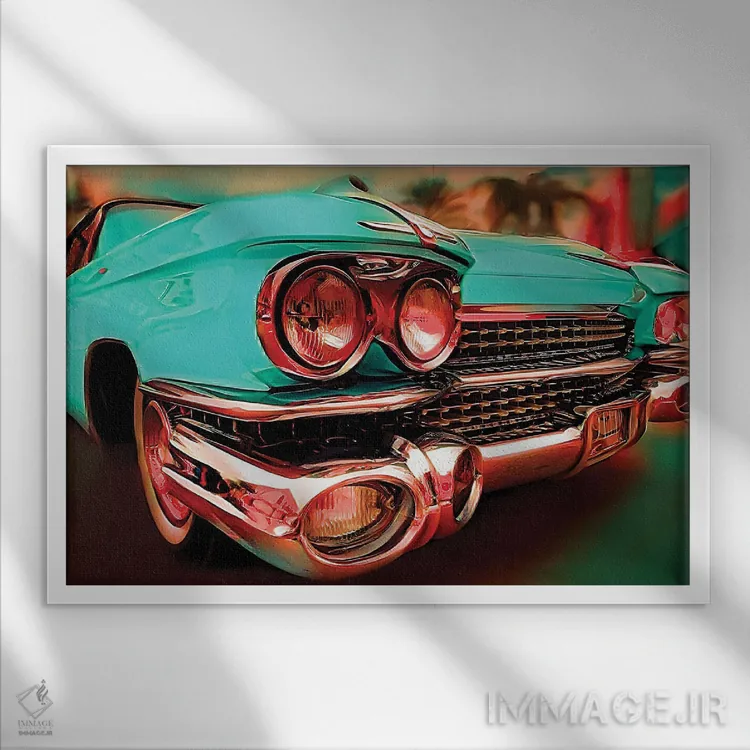 تابلو دوست قدیمی II اثر جی.بلو استودیو (استودیو هنری) - نمای قابدار سفید