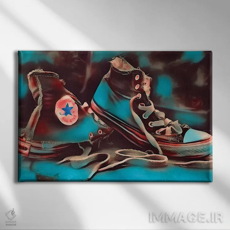 تابلو دوستان قدیمی من II اثر جی.بلو استودیو (استودیو هنری) - نمای روبهرو روی دیوار