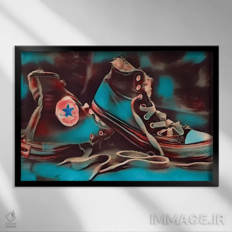 تابلو دوستان قدیمی من II اثر جی.بلو استودیو (استودیو هنری) - نمای قابدار مشکی