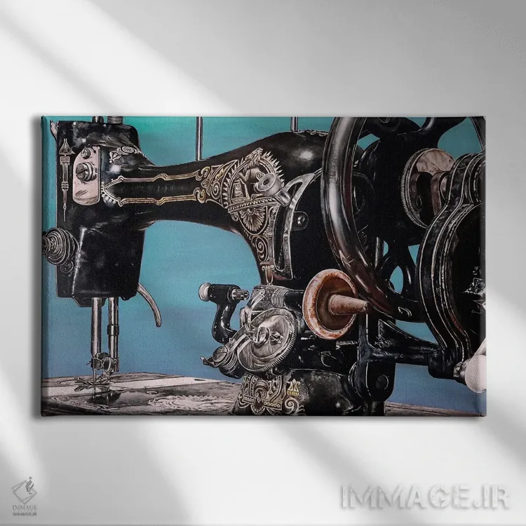 تابلو ماشین VII اثر جی.بلو استودیو (استودیو هنری) - نمای روبهرو روی دیوار