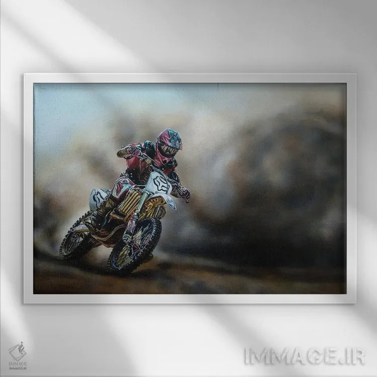 تابلو مسابقه اثر جی.بلو استودیو (استودیو هنری) - نمای قابدار سفید