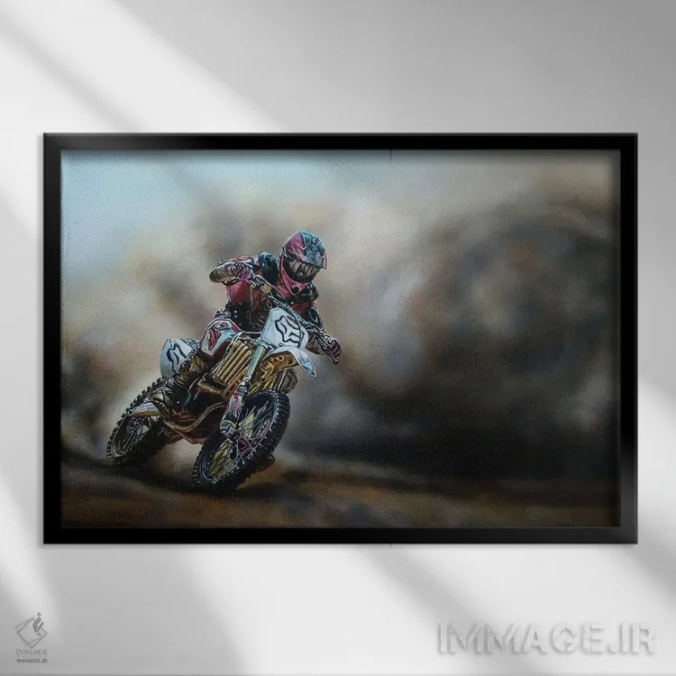 تابلو مسابقه اثر جی.بلو استودیو (استودیو هنری) - نمای قابدار مشکی