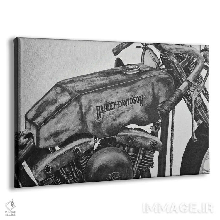 تابلو به یاد آور (سیاه و سفید) اثر جی.بلو استودیو (استودیو هنری) - نمای پرسپکتیو محصول