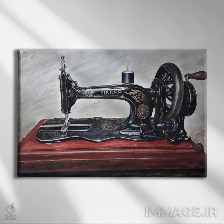 تابلو ماشین شمارهٔ سه اثر جی.بلو استودیو (استودیو هنری) - نمای روبهرو روی دیوار