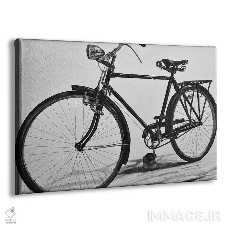 تابلو دلتنگ گذشته (سیاه و سفید) اثر جی.بلو استودیو (استودیو هنری) - نمای پرسپکتیو محصول