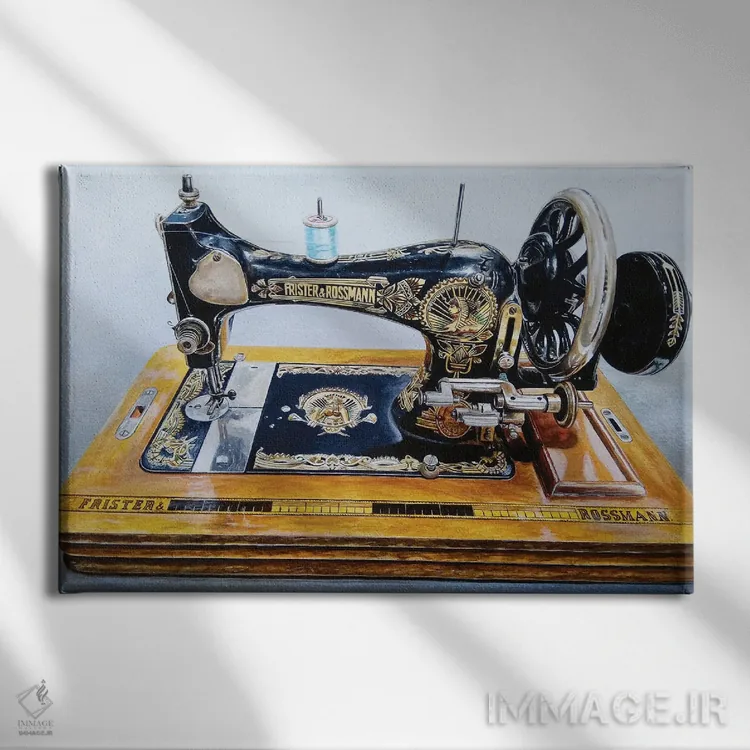 تابلو ماشین شمارهٔ دوازده اثر جی.بلو استودیو (استودیو هنری) - نمای روبهرو روی دیوار