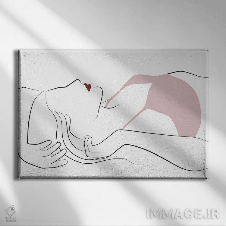 تابلو احساسات صبحگاهی اثر بلک پرینتس - نمای روبهرو روی دیوار