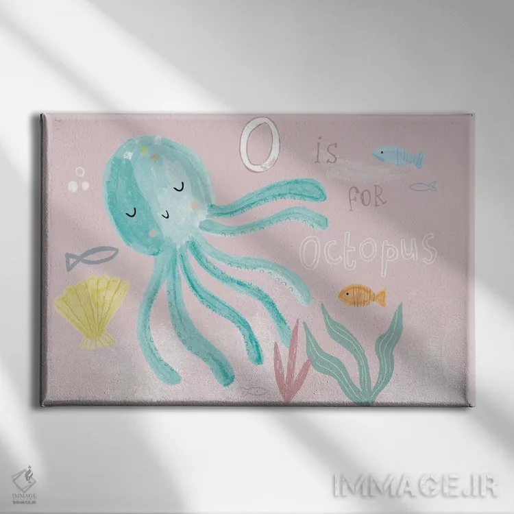تابلو زیر دریا روزمره ۲ اثر لیزا بارلو - نمای روبهرو روی دیوار