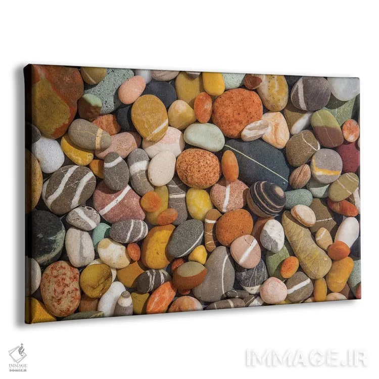 تابلو مجموعه سنگهای ساحلی اثر باربارا مارکوف - نمای پرسپکتیو محصول
