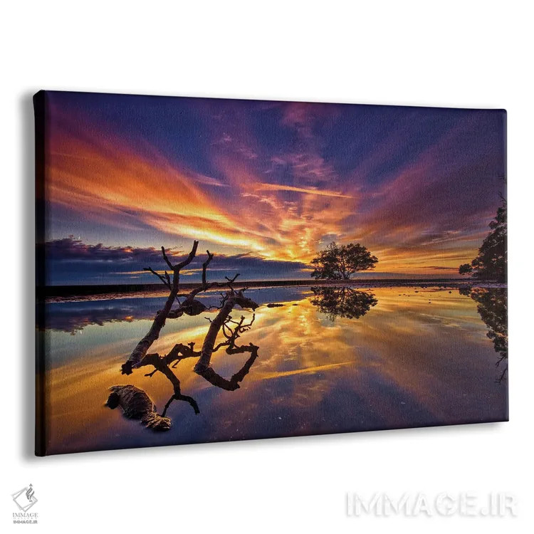 تابلو چوبها و درختان II اثر بن مولدر - نمای پرسپکتیو محصول