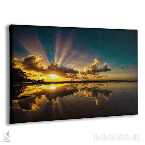 تابلو پرتوهای نور اثر بن مولدر - نمای پرسپکتیو محصول