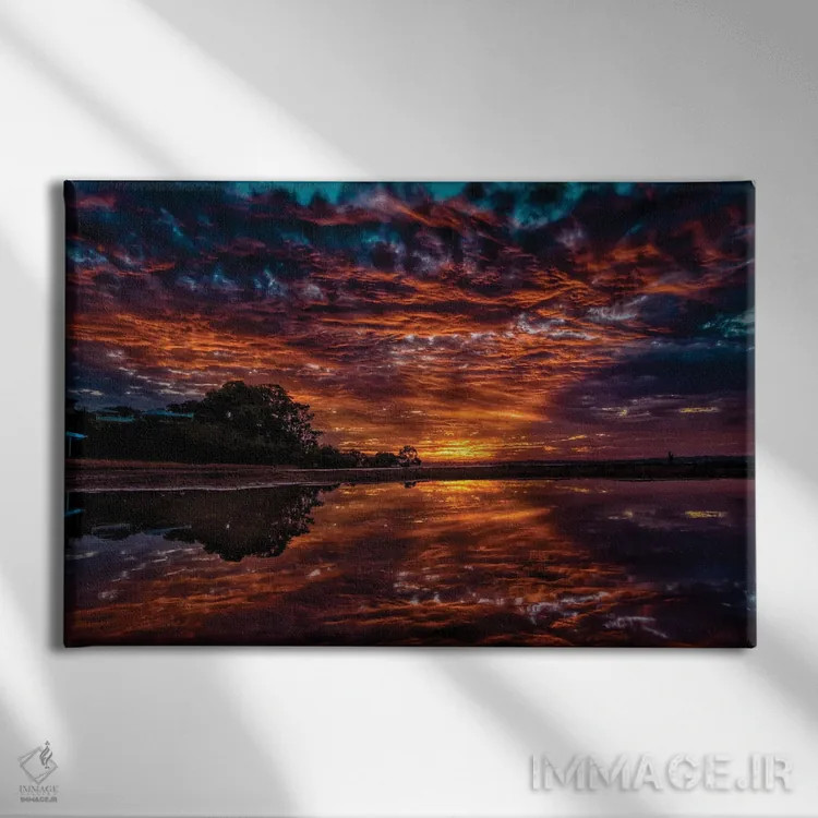 تابلو پایان هفته اثر بن مولدر - نمای روبهرو روی دیوار