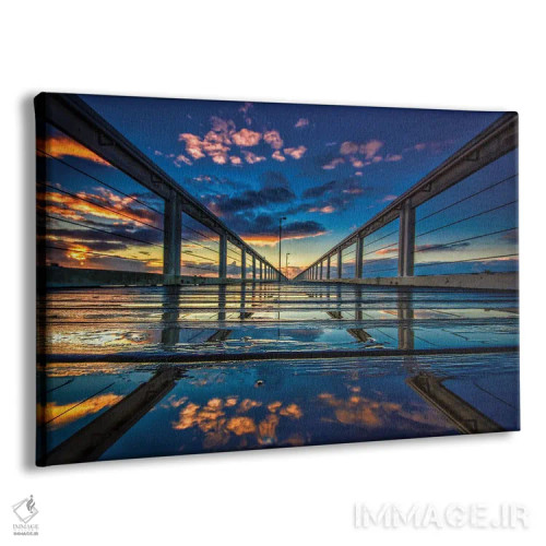 تابلو دید اسکله اثر بن مولدر - نمای پرسپکتیو محصول