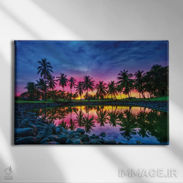 تابلو فیجی (جزیره) اثر بن مولدر - نمای روبهرو روی دیوار