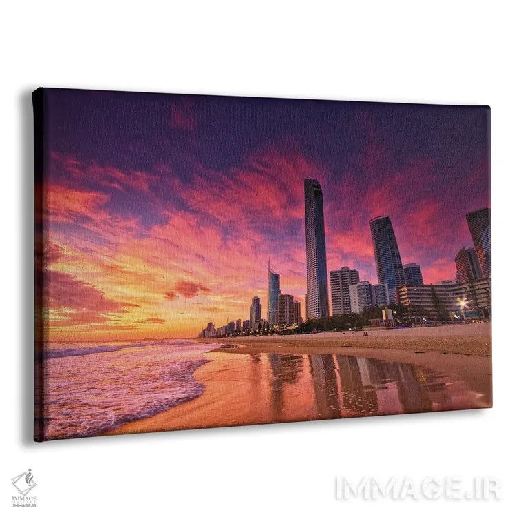 تابلو شهر ساحلی اثر بن مولدر - نمای پرسپکتیو محصول