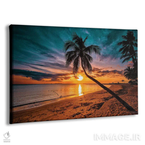 تابلو غروب گرمسیری اثر بن مولدر - نمای پرسپکتیو محصول