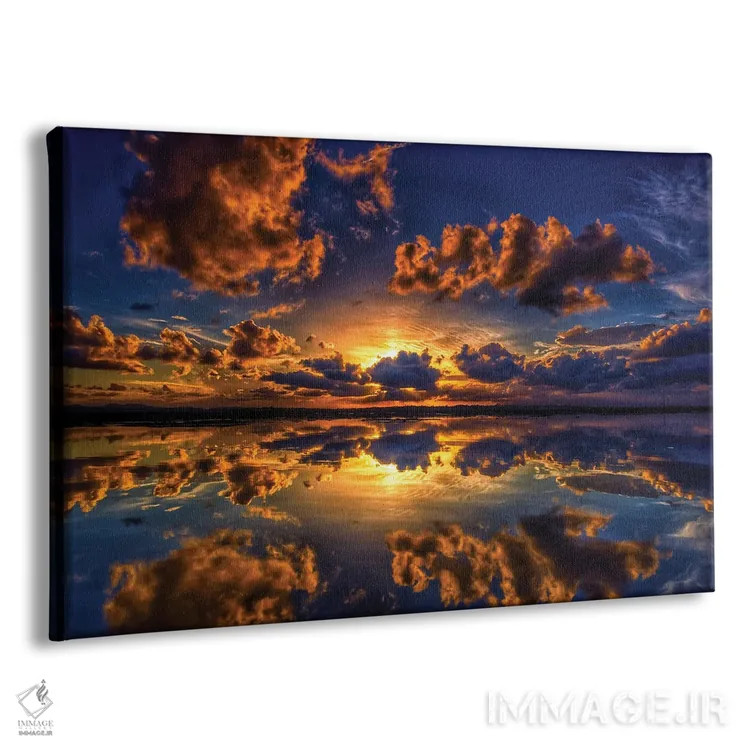 تابلو انفجار غروب اثر بن مولدر - نمای پرسپکتیو محصول