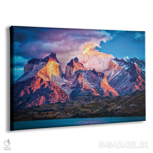 تابلو طلوع آفتاب کوهستان اثر بن مولدر - نمای پرسپکتیو محصول