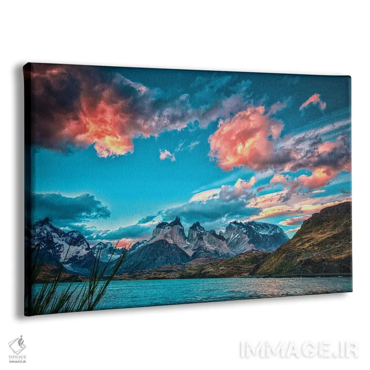 تابلو دریاچهٔ پهاوئه اثر بن مولدر - نمای پرسپکتیو محصول