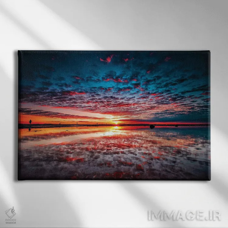 تابلو دو افق اثر بن مولدر - نمای روبهرو روی دیوار