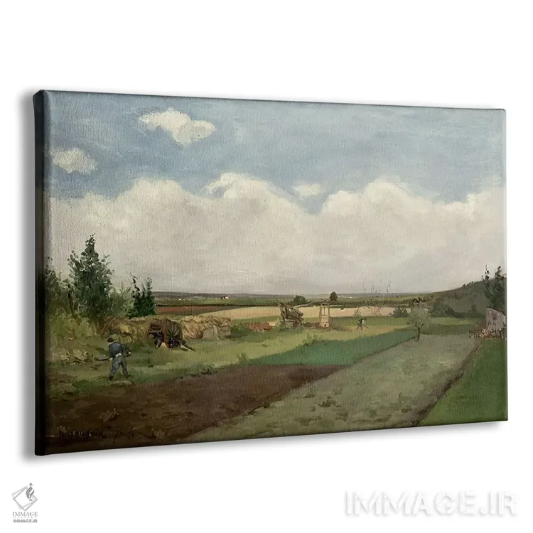 تابلو منظره، ۱۸۷۳ اثر پل گوگن - نمای پرسپکتیو محصول