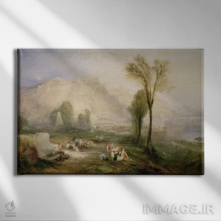 تابلو سنگ درخشان افتخار اثر جی.ام.دبلیو. ترنر (نقاش بزرگ انگلیسی) - نمای روبهرو روی دیوار