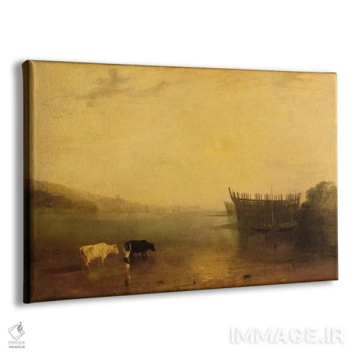تابلو c.1812,بندر تیگنموث، حدود ۱۸۱۲ اثر جی.ام.دبلیو. ترنر (نقاش بزرگ انگلیسی) - نمای پرسپکتیو محصول