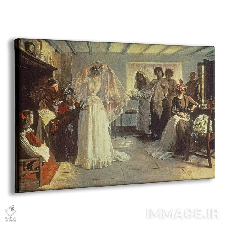 تابلو صبح روز عروسی، ۱۸۹۲ اثر جان هنری فردریک بیکن - نمای پرسپکتیو محصول