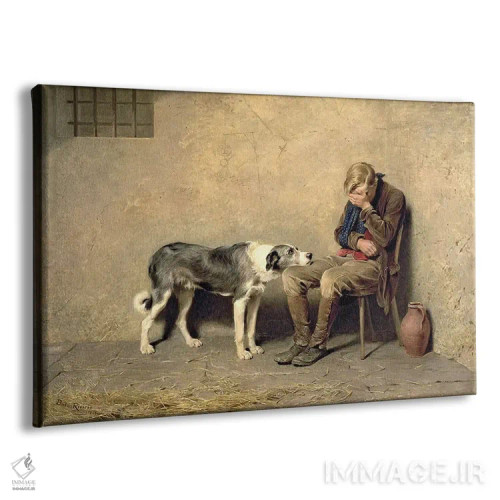تابلو وفاداری، ۱۸۶۹ اثر بریتُن ریویه (نقاش بریتانیایی) - نمای پرسپکتیو محصول