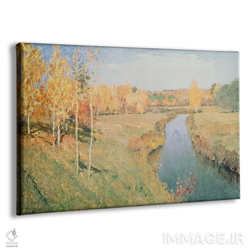 تابلو پاییز طلایی، ۱۸۹۵ اثر ایساک ایلیچ لویتان - نمای پرسپکتیو محصول