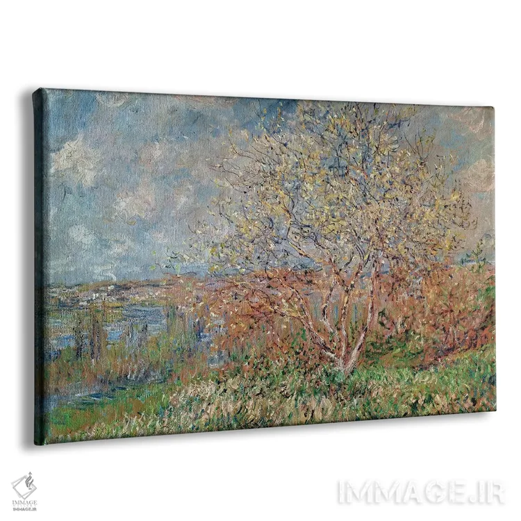 تابلو بهار، ۱۸۸۰-۸۲ اثر کلود مونه (نقاش معروف فرانسوی) - نمای پرسپکتیو محصول