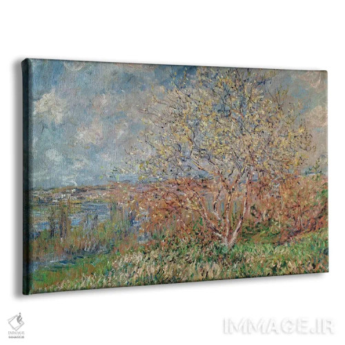 تابلو بهار، ۱۸۸۰-۸۲ اثر کلود مونه (نقاش معروف فرانسوی) - نمای پرسپکتیو محصول