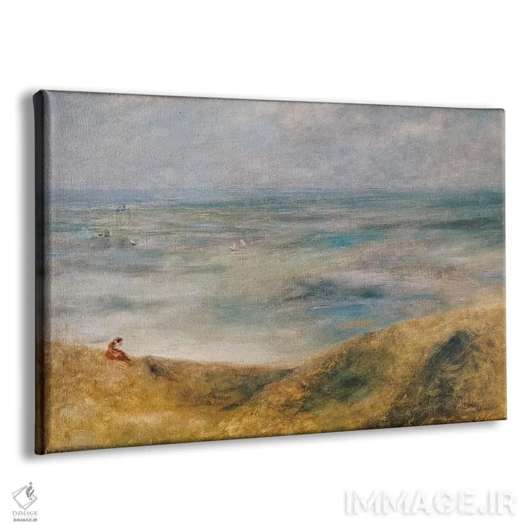 تابلو نمایی از دریا، گرنزی (جزیره) اثر پیر-اوگوست رنوار - نمای پرسپکتیو محصول