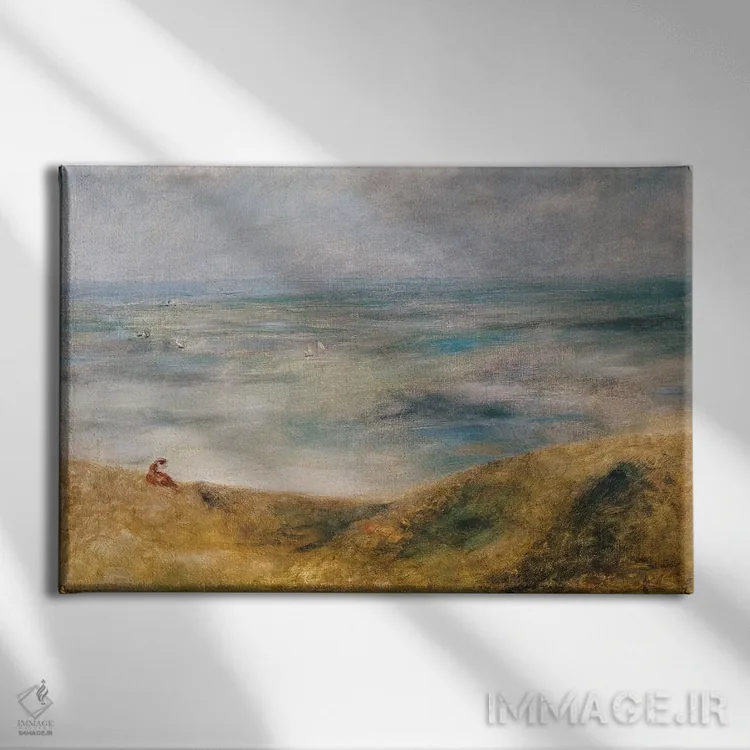 تابلو نمایی از دریا، گرنزی (جزیره) اثر پیر-اوگوست رنوار - نمای روبهرو روی دیوار