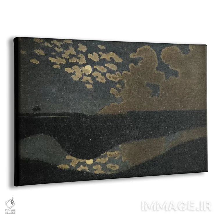 تابلو نور ماه، ۱۸۹۴ اثر فلیکس ادوارد والوتون (نقاش و گراورسوئیس-فرانسوی) - نمای پرسپکتیو محصول