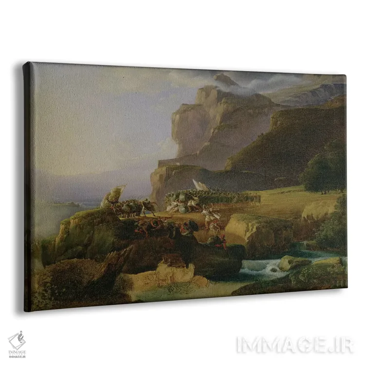 تابلو نبرد ترموپیل در ۴۸۰ پیش از میلاد، ۱۸۲۳ اثر ماسیمو تاپارلی د آتزلیو - نمای پرسپکتیو محصول