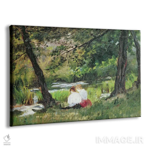 تابلو دو زن نشسته اثر مری استیونسون کاسات (نقاش آمریکایی) - نمای پرسپکتیو محصول