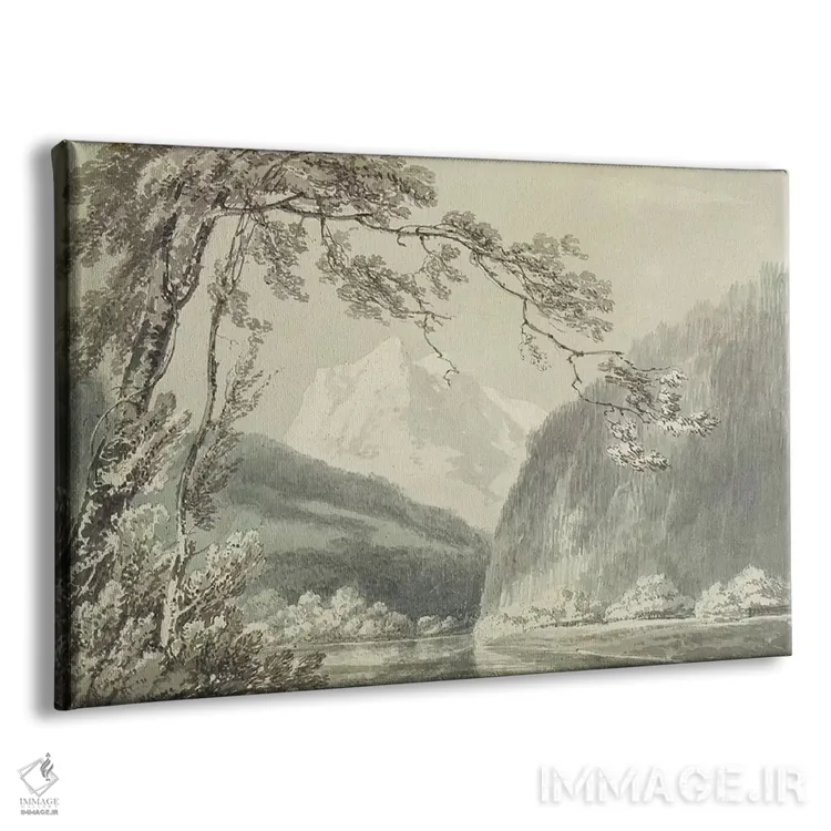 تابلو نزدیکی گریندلوالد، حدود ۱۷۹۶ اثر جی.ام.دبلیو. ترنر (نقاش بزرگ انگلیسی) - نمای پرسپکتیو محصول