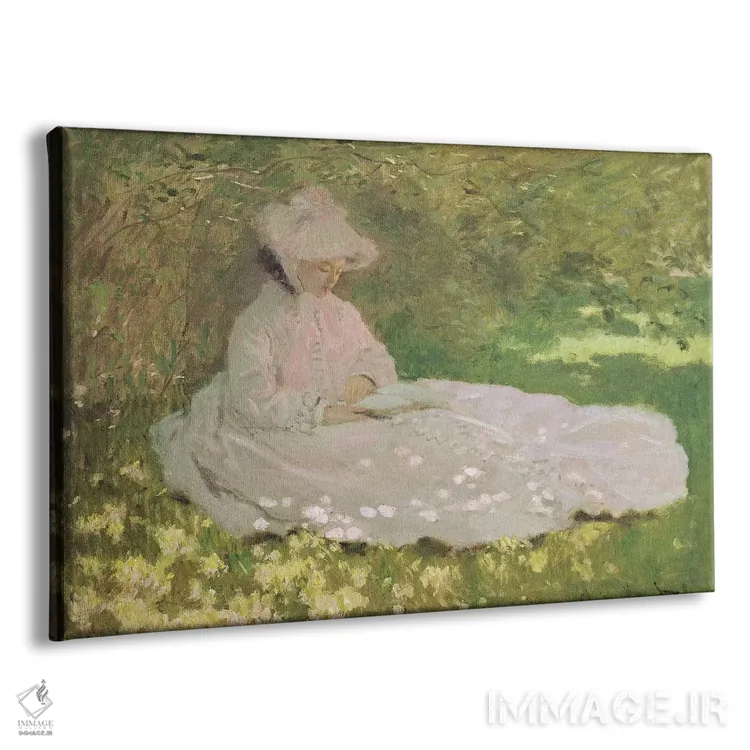 تابلو بهار، ۱۸۷۲ اثر کلود مونه (نقاش معروف فرانسوی) - نمای پرسپکتیو محصول