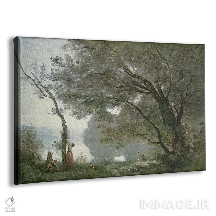 تابلو یادگاری از مورتفونتن، ۱۸۶۴ اثر ژان باتیست کامیل کورو - نمای پرسپکتیو محصول