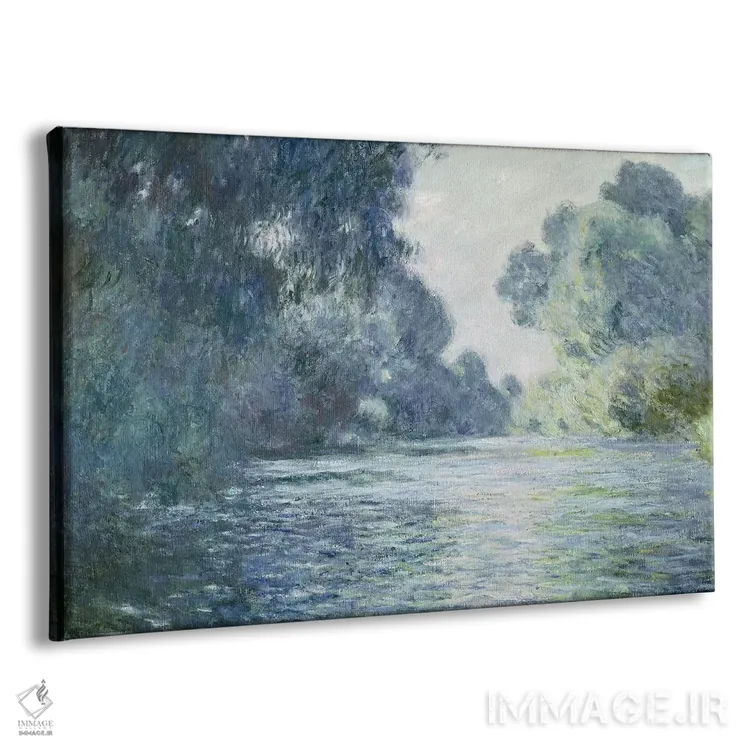تابلو شاخه رود سن نزدیک ژیورنی، ۱۸۹۷ اثر کلود مونه (نقاش معروف فرانسوی) - نمای پرسپکتیو محصول