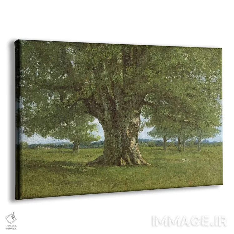 تابلو بلوط فلژه، معروف به وِرسنژتوریکس اثر گوستاو کوربه - نمای پرسپکتیو محصول