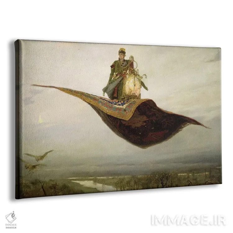 تابلو فرش جادویی، ۱۸۸۰ اثر آپلیناری میخایلوویچ واسنتسوف (نقاش روس) - نمای پرسپکتیو محصول
