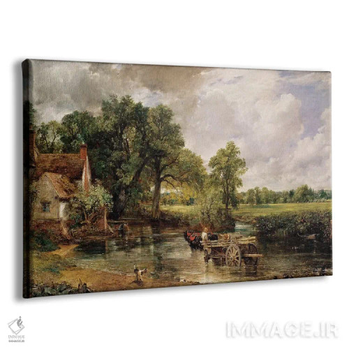 تابلو گاری یونجه، ۱۸۲۱ اثر جان کانستبل (نقاش انگلیسی) - نمای پرسپکتیو محصول