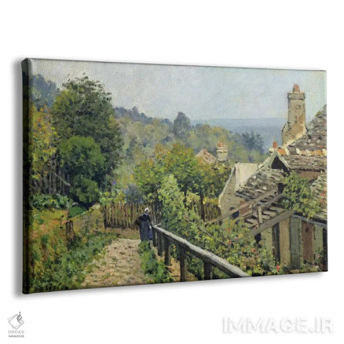 تابلو لووسین یا بلندیهای مارلی، ۱۸۷۳ اثر آلفرد سیسلی (نقاش امپرسیونیست انگلیسی-فرانسوی) - نمای پرسپکتیو محصول