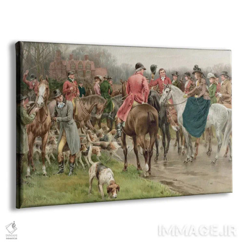 تابلو صبح زمستانی، از مجلهٔ سالانه پیرز، ۱۹۰۸ اثر فرانک داد (تصویرگر انگلیسی) - نمای پرسپکتیو محصول